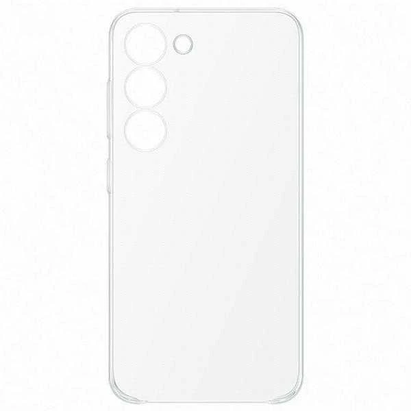 Dėklas „Samsung Galaxy S23“ skaidrus dangtelis, skaidrus