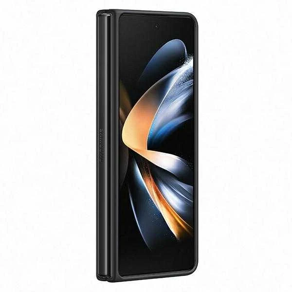 Dėklas VF936LBE Leather Cover for Samsung Galaxy Fold 4, Juodas (Juodas)