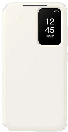 ZS711CWE Smart View piniginės dėklas Samsung Galaxy S23 FE, Baltas
