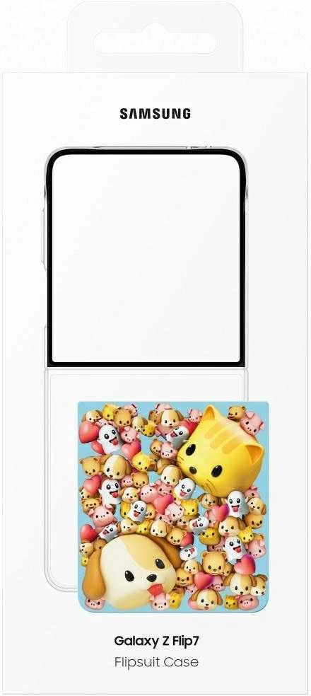 Dėklas ZF766CTEGWW Flipsuit Samsung Galaxy Flip7, Transparent