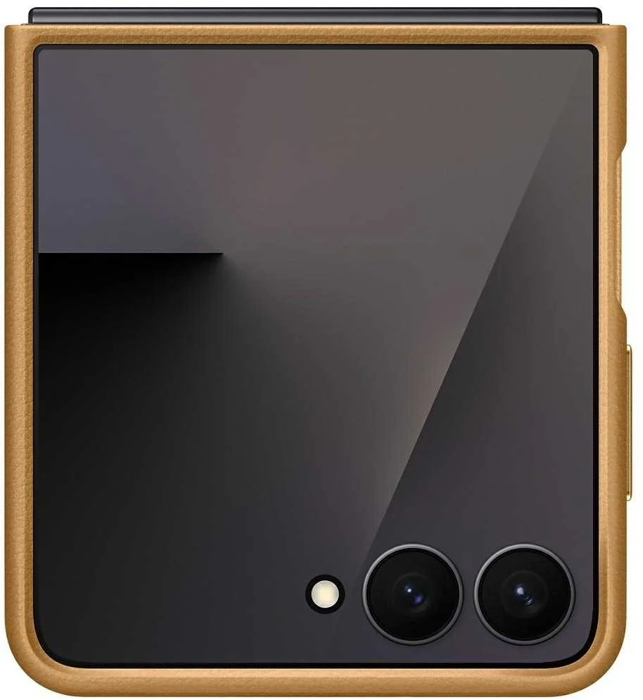 VF766PAEGWW „Kindsuit“ dėklas „Samsung Galaxy Flip7“, kupranugario spalvos
