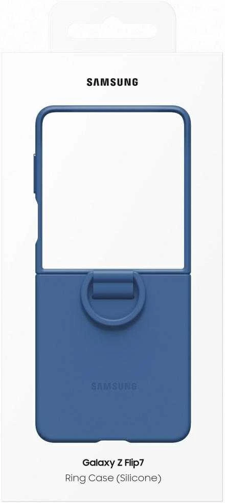 Dėklas PF766TNEGWW Ring Case (Silicone) Samsung Galaxy Flip7, Mėlyna
