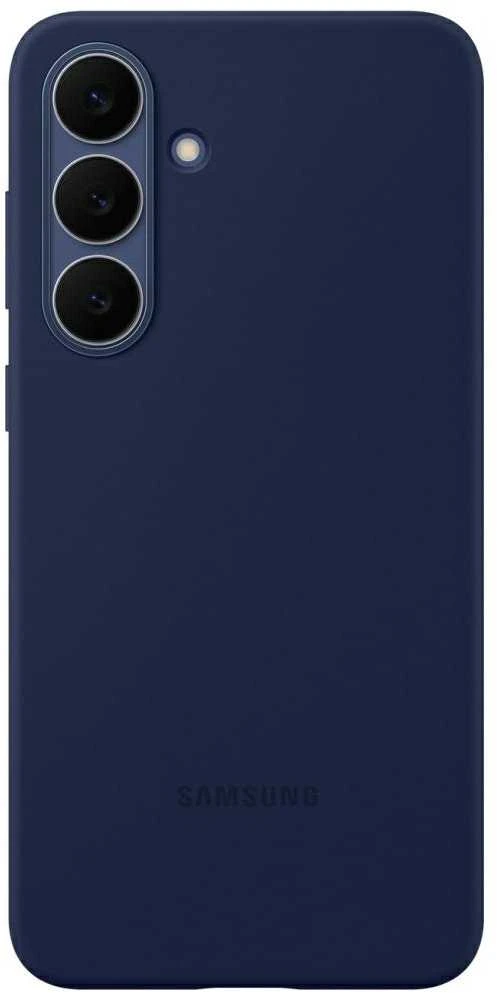 Samsung Galaxy S25 FE silikoninis dėklas, tamsus Mėlyna