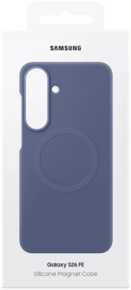 Dėklas Samsung Galaxy S26 FE Silicone Magnet Cover Mėlyna Violet