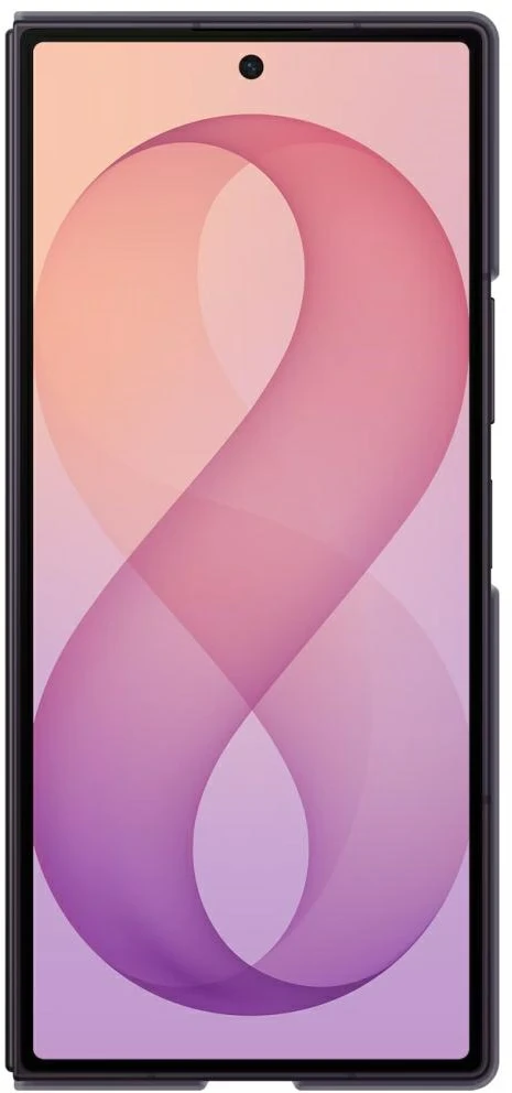 Dėklas EF976CVE silikoninis magnetas „Samsung Galaxy Fold 8 Ultra“, violetinis