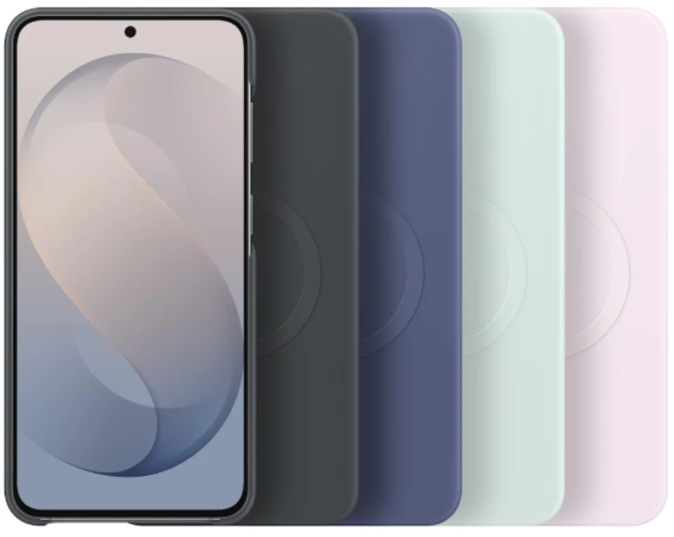 Dėklas Samsung Galaxy S26 FE Silicone Magnet Cover Mėlyna Violet