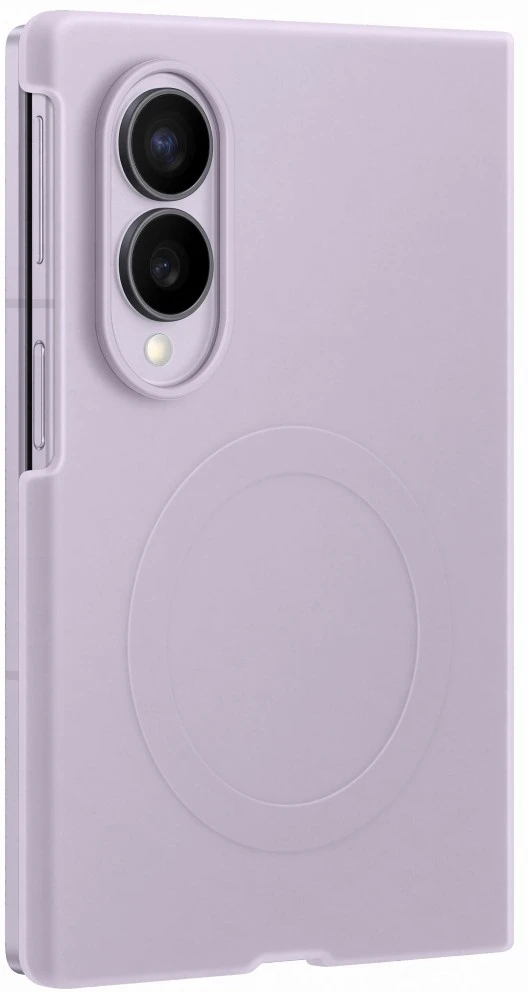 Dėklas EF971CVE silikoninis magnetas „Samsung Galaxy Fold 8“, violetinis