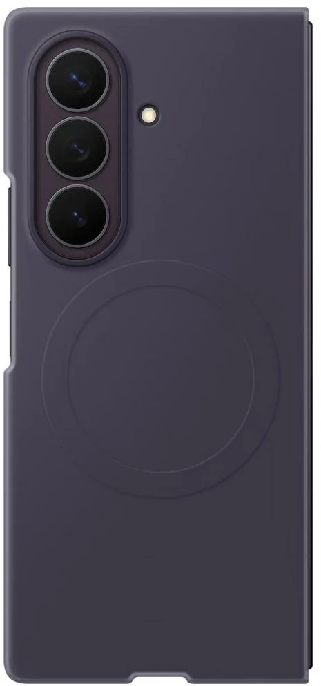 Dėklas EF976CVE silikoninis magnetas „Samsung Galaxy Fold 8 Ultra“, violetinis