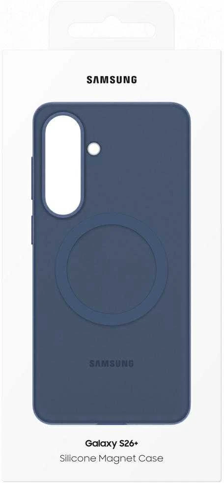 Dėklas Samsung Galaxy S26+ Silicone Magnet Cover Mėlyna Violet