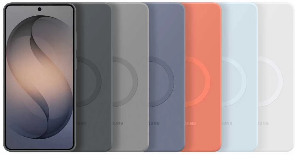 Dėklas Samsung Galaxy S26 Ultra Silicone Magnet Cover Mėlyna Violet