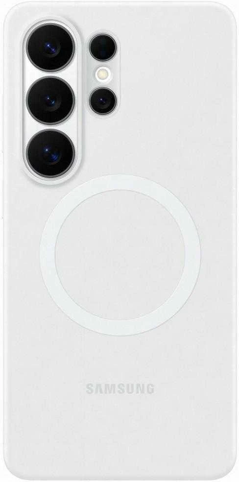 Dėklas ES948CW Silicone Magnet Case Samsung Galaxy S26 Ultra, Baltas