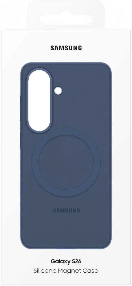Dėklas Samsung Galaxy S26 Silicone Magnet Cover Mėlyna Violet