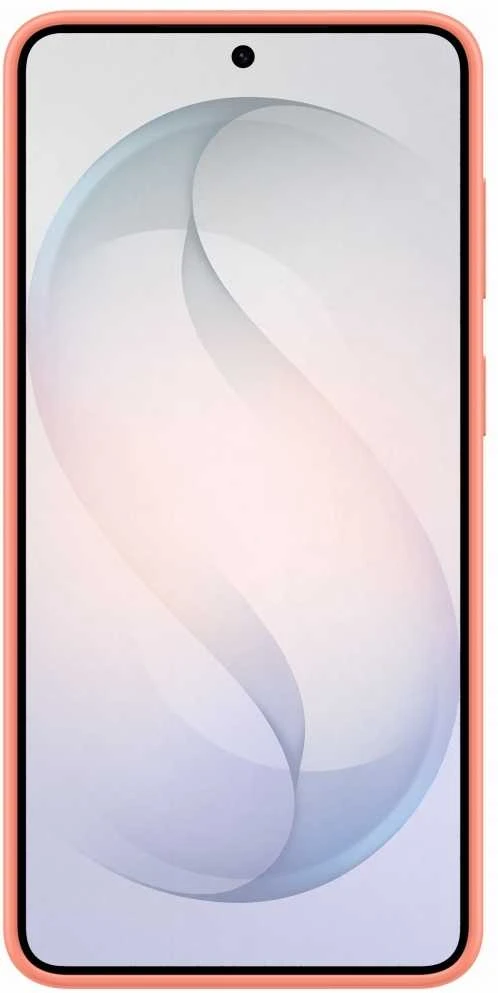 Samsung Galaxy S26+ silikoninis magnetinis dėklas, koralų spalvos, raudonas