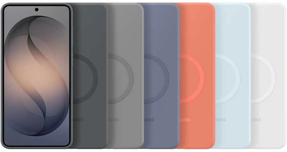 Dėklas Samsung Galaxy S26+ Silicone Magnet Cover Mėlyna Violet