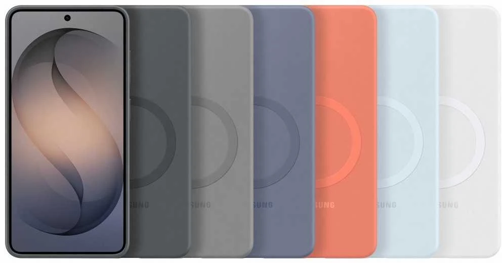 Dėklas Samsung Galaxy S26 Silicone Magnet Cover Mėlyna Violet