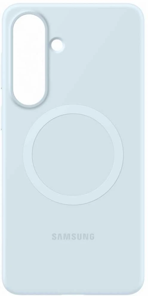 Samsung Galaxy S26+ silikoninis magnetinis dėklas su šviesa Mėlyna