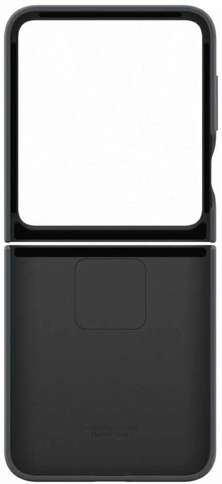 PF741TBEGWW Silikoninis dėklas Samsung Galaxy Flip7 FE, Juodas