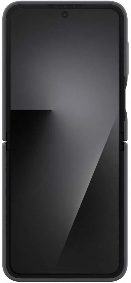 PF741TBEGWW Silikoninis dėklas Samsung Galaxy Flip7 FE, Juodas