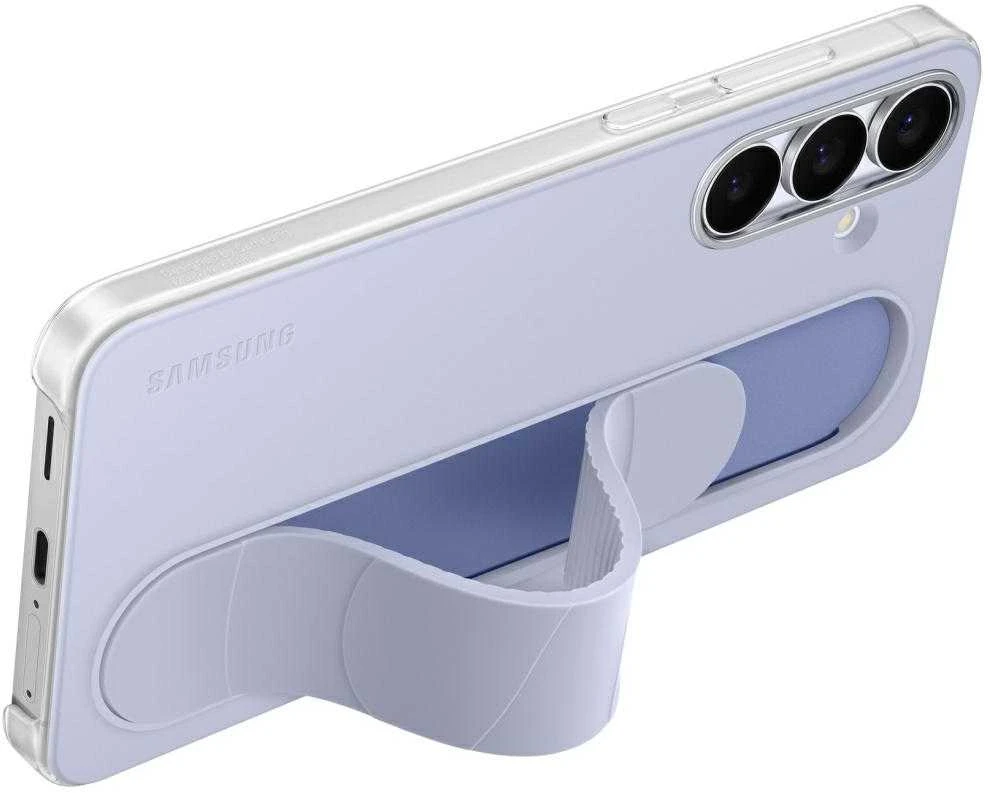 112803 EF-GS731CLE Samsung Standing Grip dėklas skirtas Galaxy S25 FE Light Mėlyna