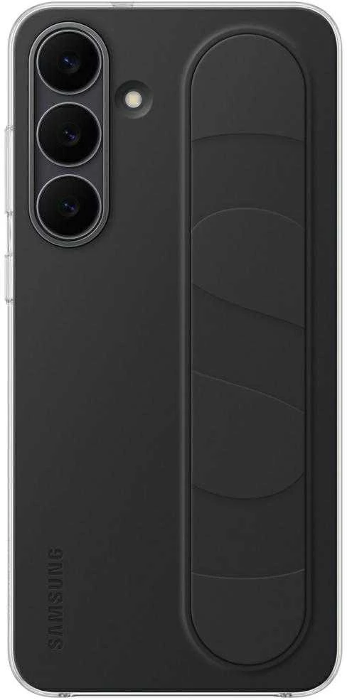 Dėklas Samsung Galaxy S25 FE Standing Grip Cover Juodas