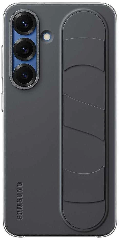 Dėklas Samsung Galaxy S25 Standing Grip Cover Juodas