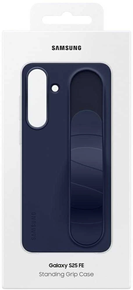 Samsung Galaxy S25 FE dėklas stovint, tamsus Mėlyna