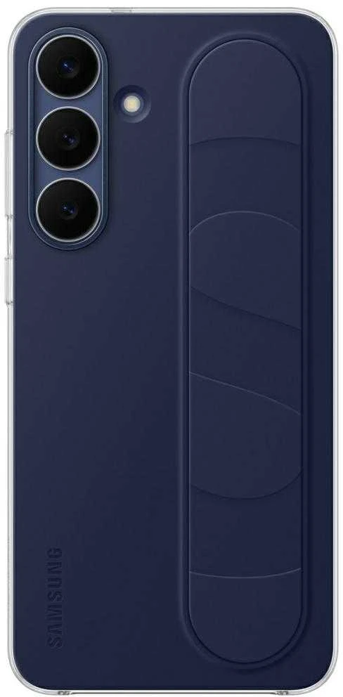 Samsung Galaxy S25 FE dėklas stovint, tamsus Mėlyna