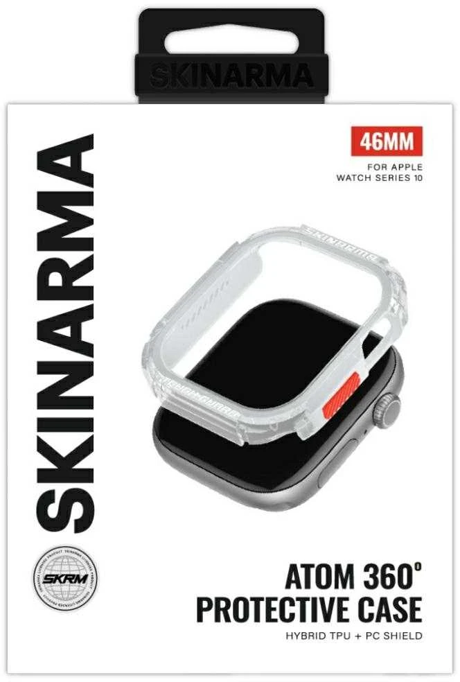 Dėklas Skinarma Atom Apple Watch 46mm frost