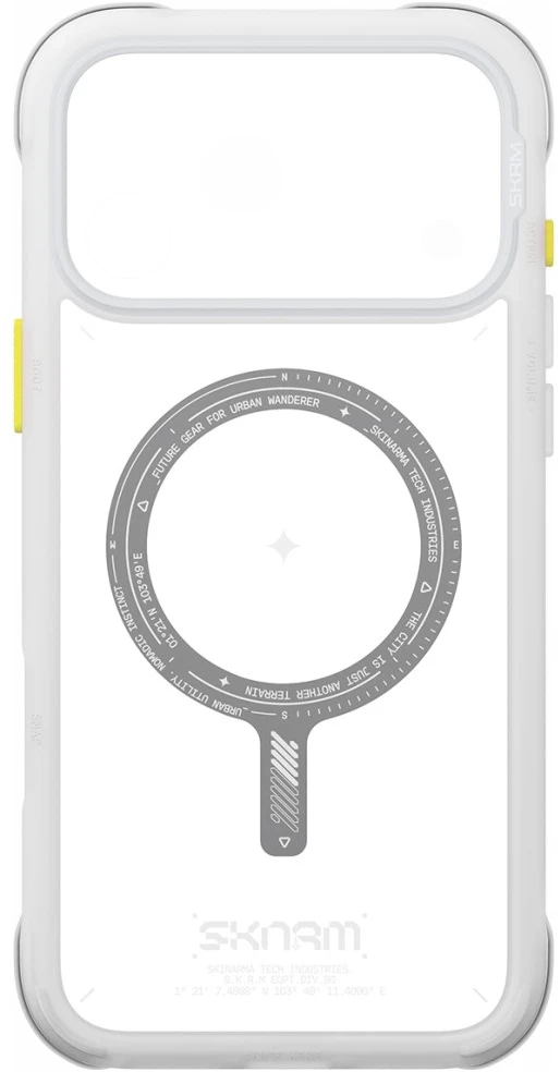 Dėklas Skinarma Avion MagSafe do iPhone 18 Pro Max / 17 Pro Max balta