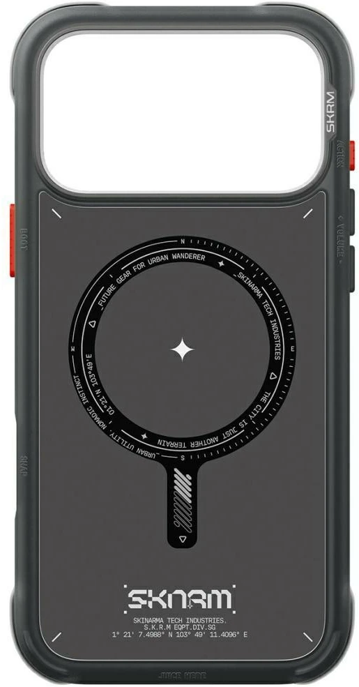 Dėklas Skinarma Avion MagSafe do iPhone 18 Pro Max / 17 Pro Max juoda