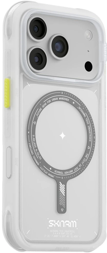 Dėklas Skinarma Avion MagSafe do iPhone 18 Pro / 17 Pro balta