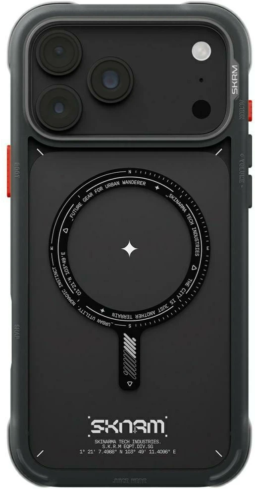 Dėklas Skinarma Avion MagSafe do iPhone 18 Pro Max / 17 Pro Max juoda