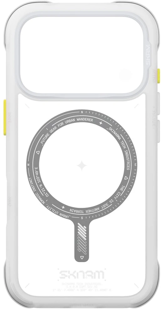 Dėklas Skinarma Avion MagSafe do iPhone 18 Pro / 17 Pro balta