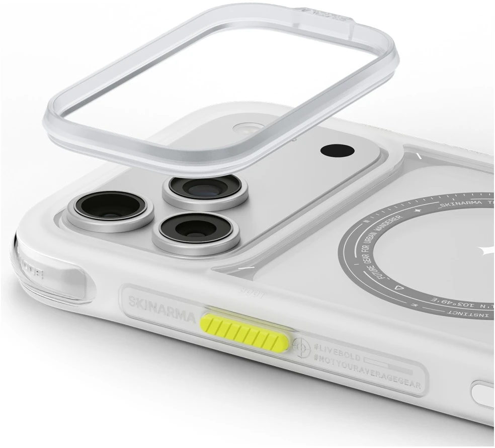 Dėklas Skinarma Avion MagSafe do iPhone 18 Pro Max / 17 Pro Max balta