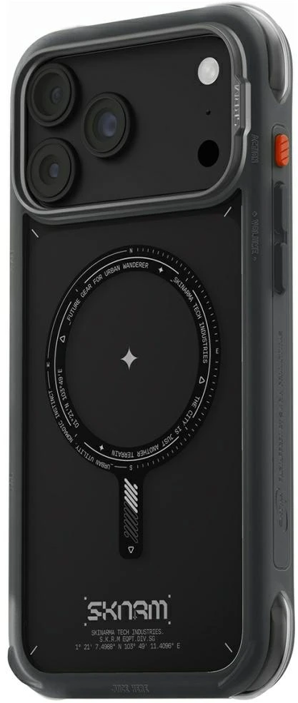 Dėklas Skinarma Avion MagSafe do iPhone 18 Pro Max / 17 Pro Max juoda