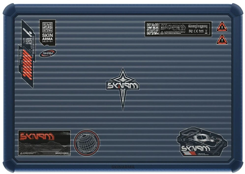 Dėklas Skinarma Protective Dėklas Vibron skirtas MacBook Neo 13″ navy mėlynas