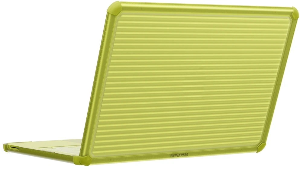 Dėklas Skinarma Protective Dėklas Vibron skirtas MacBook Neo 13″ yellow