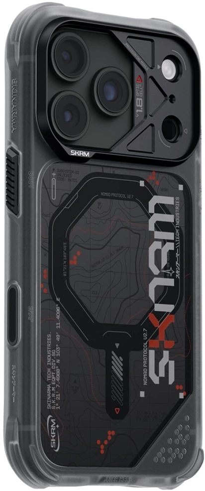 Dėklas Skinarma Sonar MagSafe do iPhone 18 Pro / 17 Pro juoda