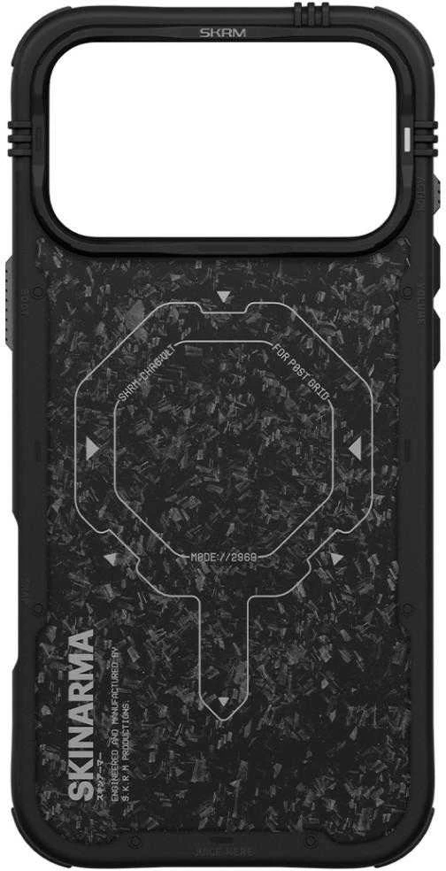 Dėklas Skinarma Vektor MagSafe Apple iPhone 17 Pro onyx