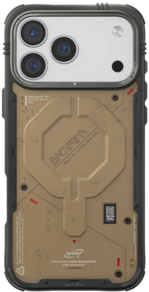 Dėklas Skinarma Vigor MagSafe do iPhone 17 Pro Max kamienny