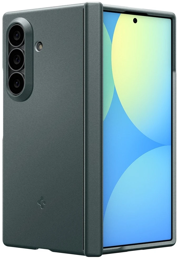 Dėklas SPIGEN AIR FIT PRO MAGSAFE GALAXY Z FOLD 8 ULTRA ABYSS Žalias