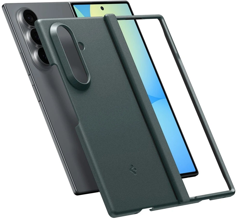 Dėklas SPIGEN AIR FIT PRO MAGSAFE GALAXY Z FOLD 8 ULTRA ABYSS Žalias