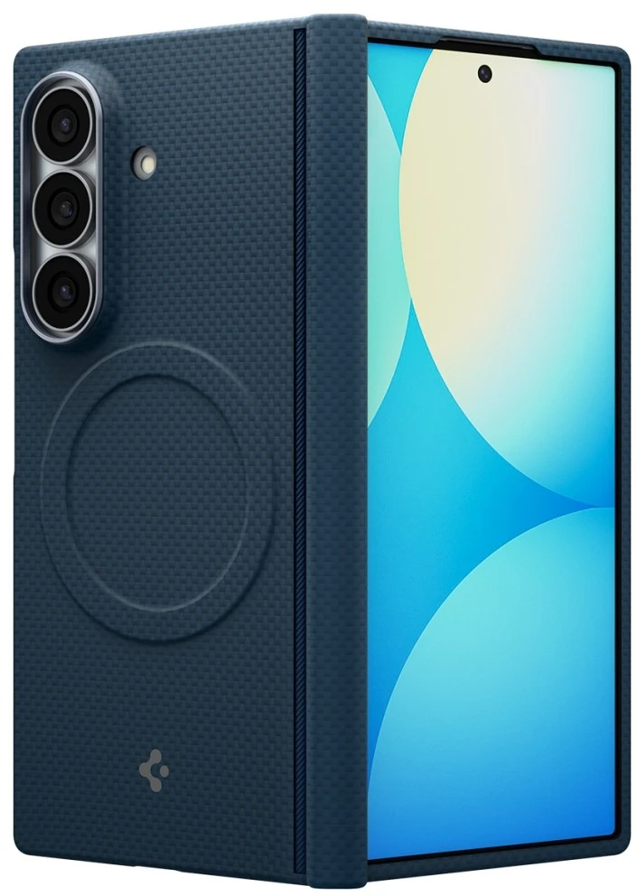 Dėklas Spigen AirSkin Aramid MagSafe Samsung Galaxy Z FOLD 8 ULTRA NAVY