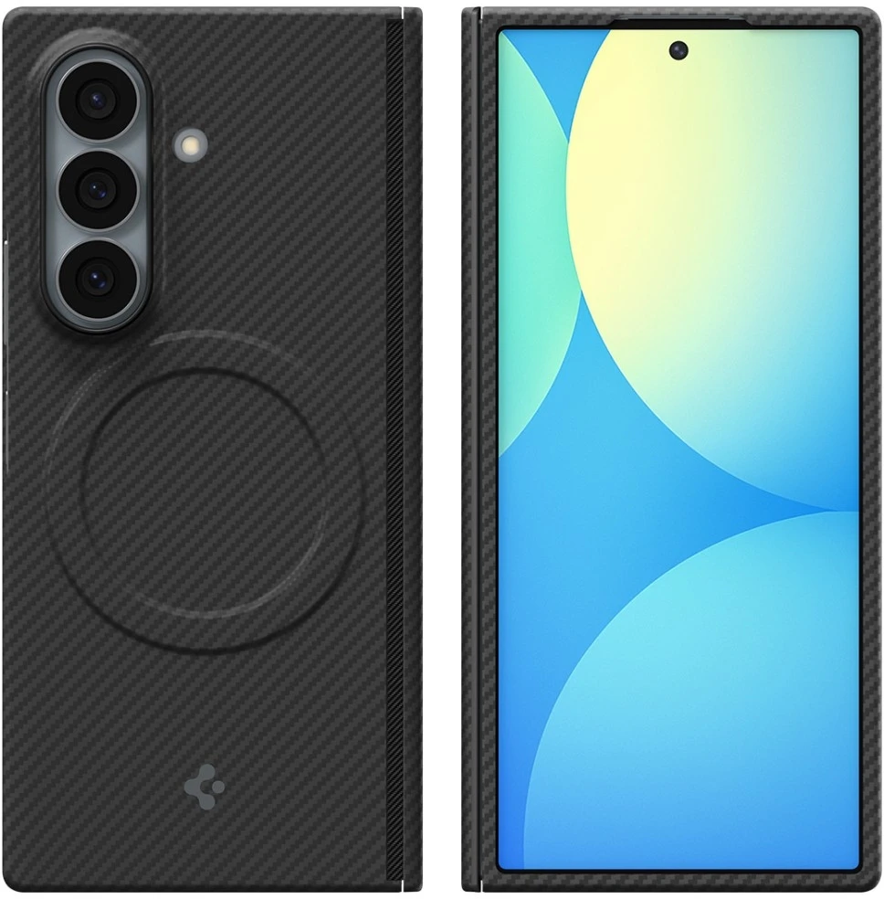 Dėklas SPIGEN AIRSKIN ARAMID MAGSAFE GALAXY Z FOLD 8 ULTRA Juodas