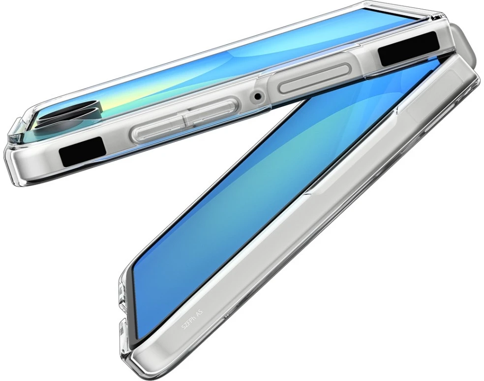 Dėklas SPIGEN AIRSKIN MAGSAFE GALAXY Z FLIP 8 SKAIDRUS/Baltas