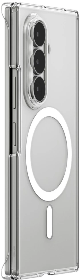 Dėklas SPIGEN AIRSKIN ZERO MAGSAFE GALAXY Z FOLD 8 YPAČ SKAIDRUS/Baltas