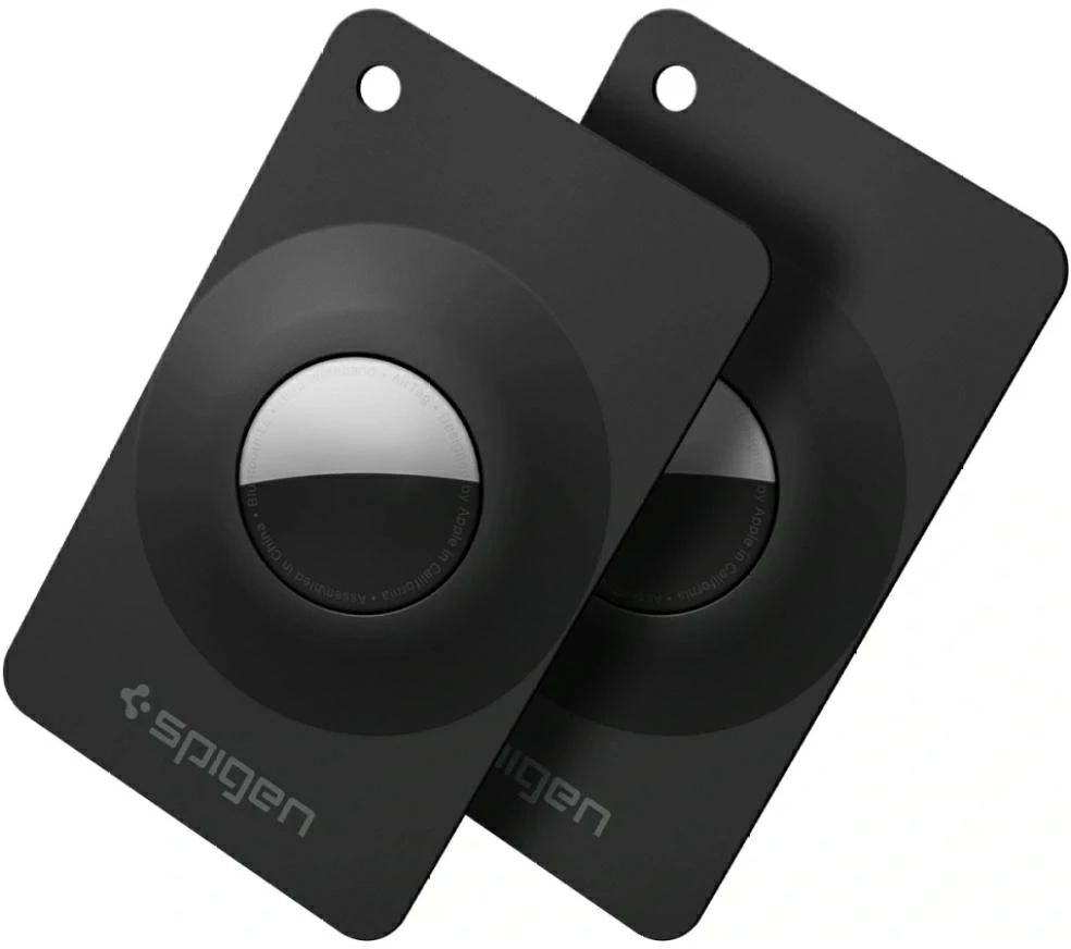 Dėklas SPIGEN AIRFIT 2 2-PACK AIRTAG 1 / 2 Juodas
