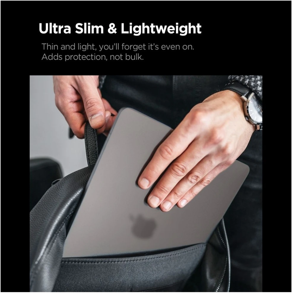 SPIGEN AIRSKIN MACBOOK PRO 14 M1-M5 PRO / M5 PRO MAX 2021-2026 FROST Juodas