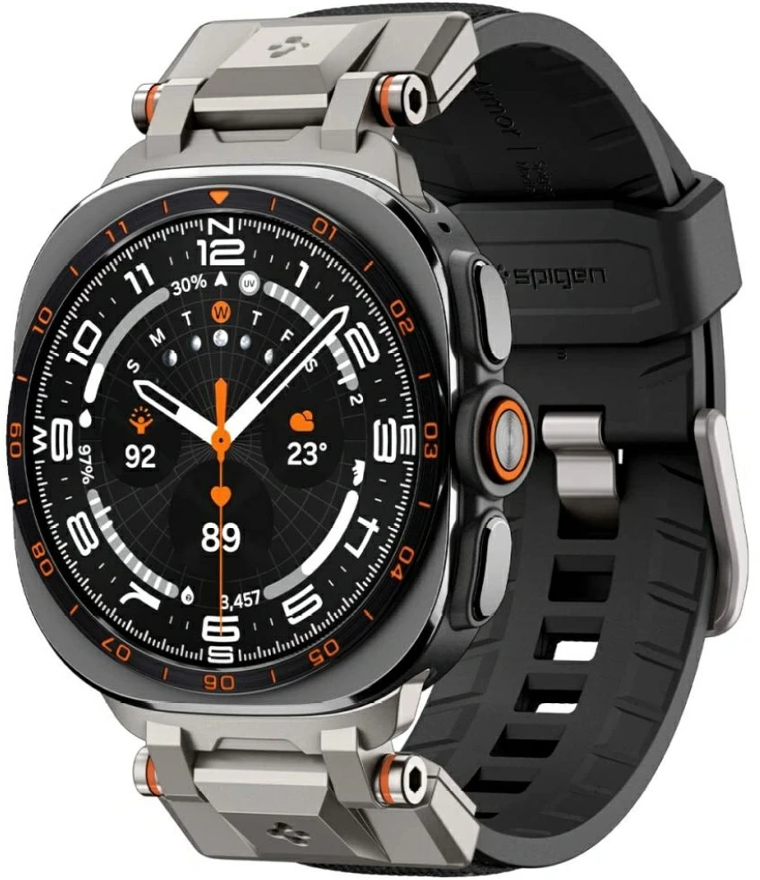 Spigen Durapro Armor Band do Samsung Galaxy Watch Ultra 1 / 2 2024-2026 (47mm) Juodas