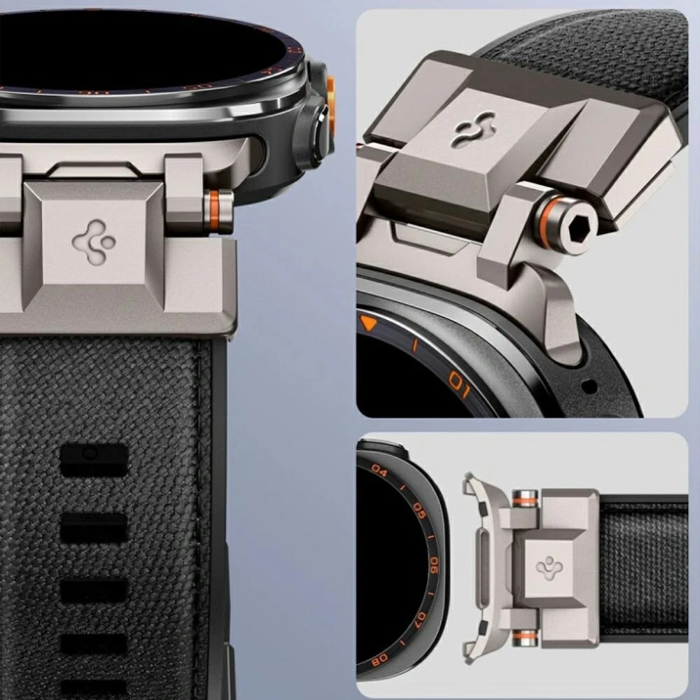 Spigen Durapro Armor Band do Samsung Galaxy Watch Ultra 1 / 2 2024-2026 (47mm) Juodas